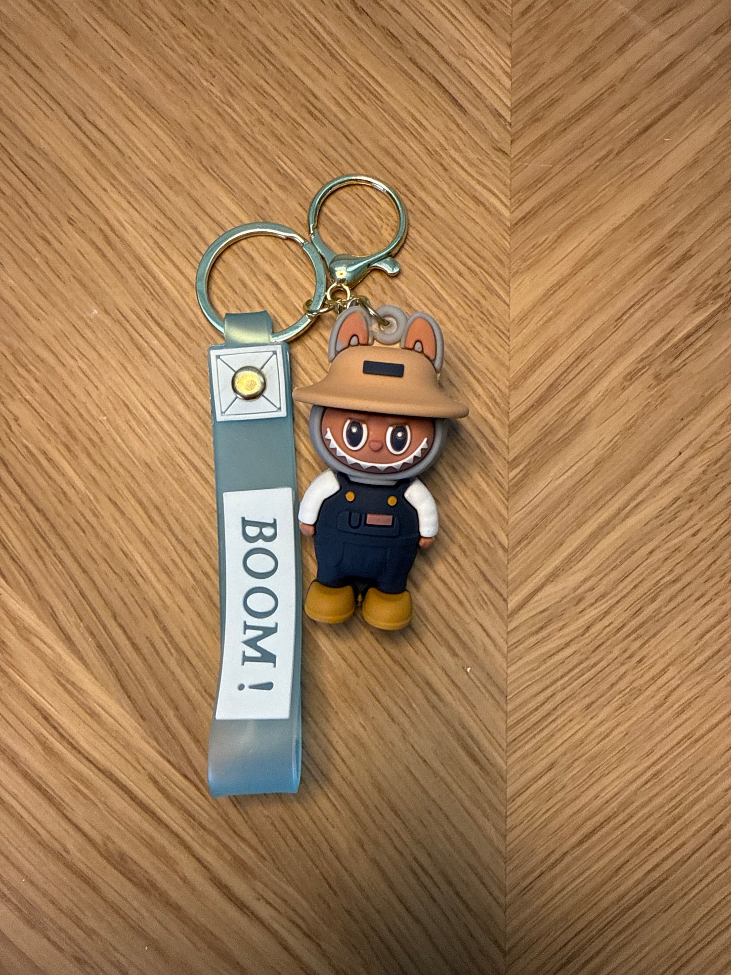 Labubu Character Keychain with Wrist Strap – Trendy & Fun