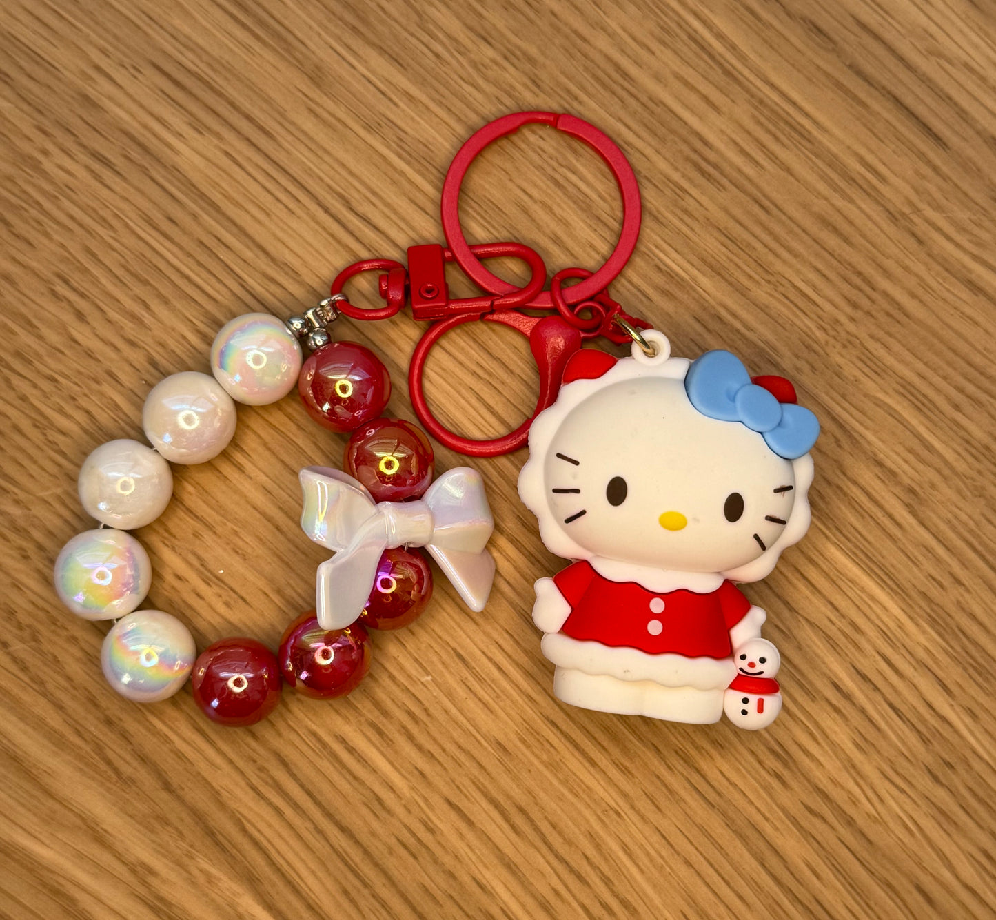 Hello Kitty Beaded Keychain – Cute & Stylish Accessory