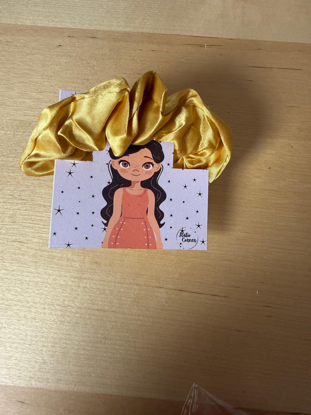 Moño Satin Luna - Dorado